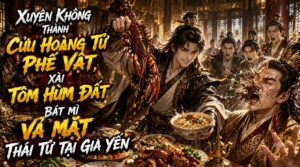 Xuyên Không Thành Cửu Hoàng Tử Phế Vật Xài Tôm Hùm Đất, Bát Mì Vả Mặt Thái Tử Tại Gia Yến cover