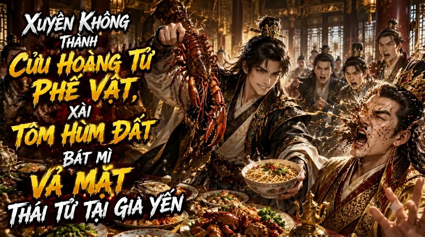 Xuyên Không Thành Cửu Hoàng Tử Phế Vật Xài Tôm Hùm Đất, Bát Mì Vả Mặt Thái Tử Tại Gia Yến