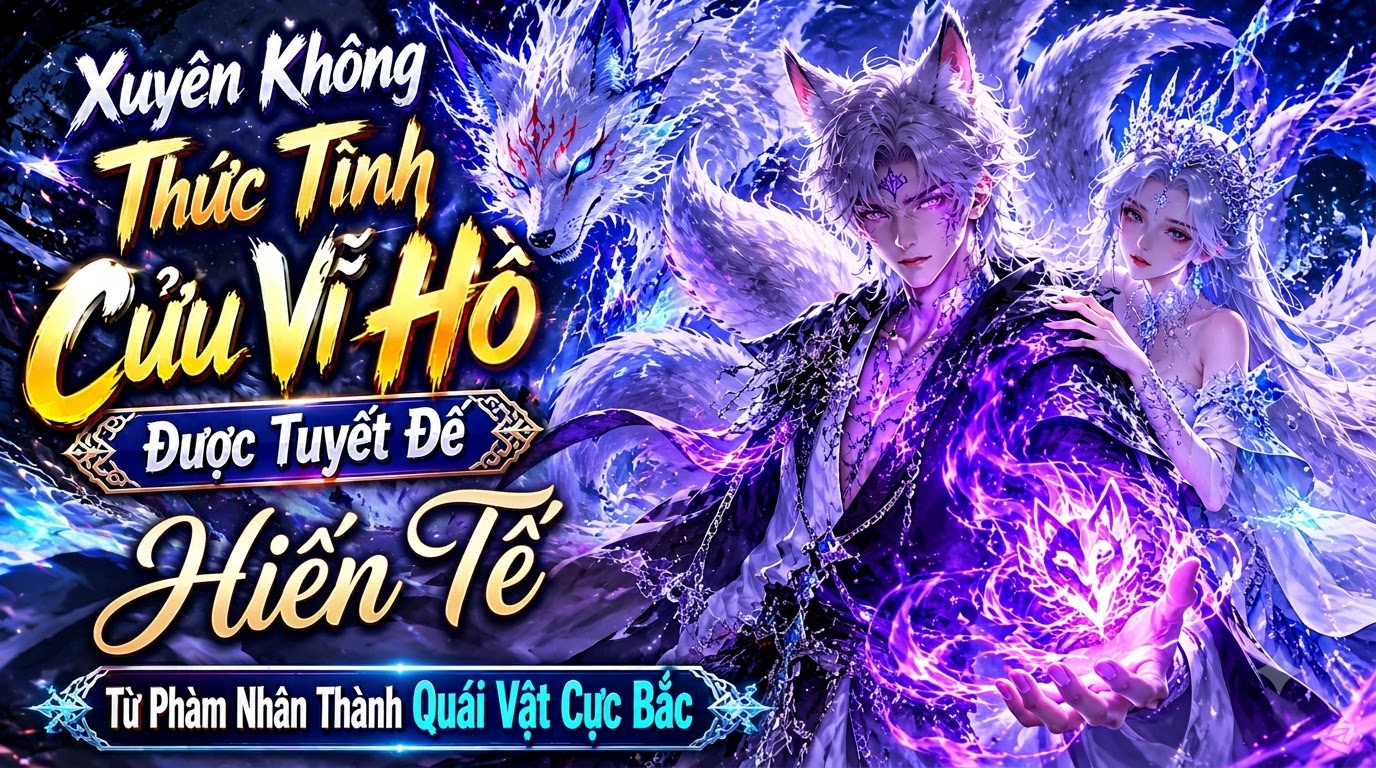 Xuyên Không Thức Tỉnh Cửu Vĩ Hồ Được Tuyết Đế Hiến Tế Từ Phàm Nhân Thành Quái Vật Cực Bắc