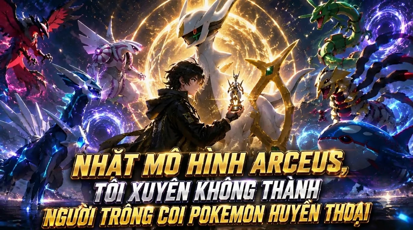Nhặt Mô Hình Arceus, Tôi Xuyên Không Thành Người Trông Coi Pokemon Huyền Thoại thumbnail