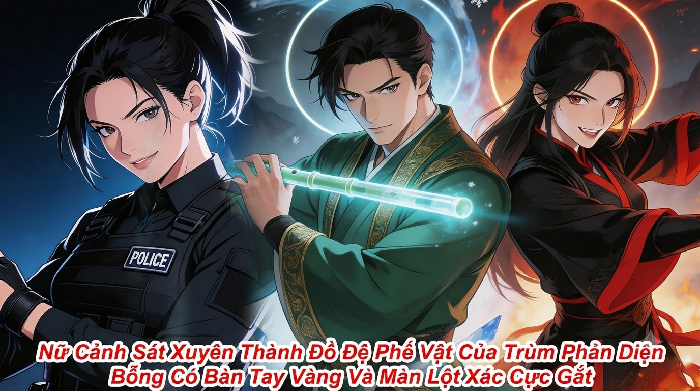 Nữ Cảnh Sát Xuyên Thành Đồ Đệ Phế Vật Của Trùm Phản Diện Bỗng Có Bàn Tay Vàng Và Màn Lột Xác Cực Gắt
