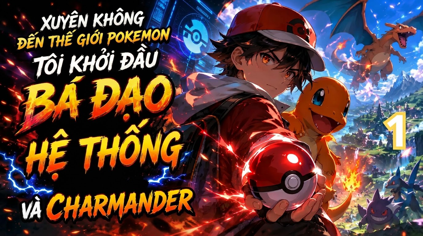 Xuyên Không Đến Thế Giới Pokemon, Tôi Khởi Đầu Bá Đạo, Hệ Thống, Charmander thumbnail