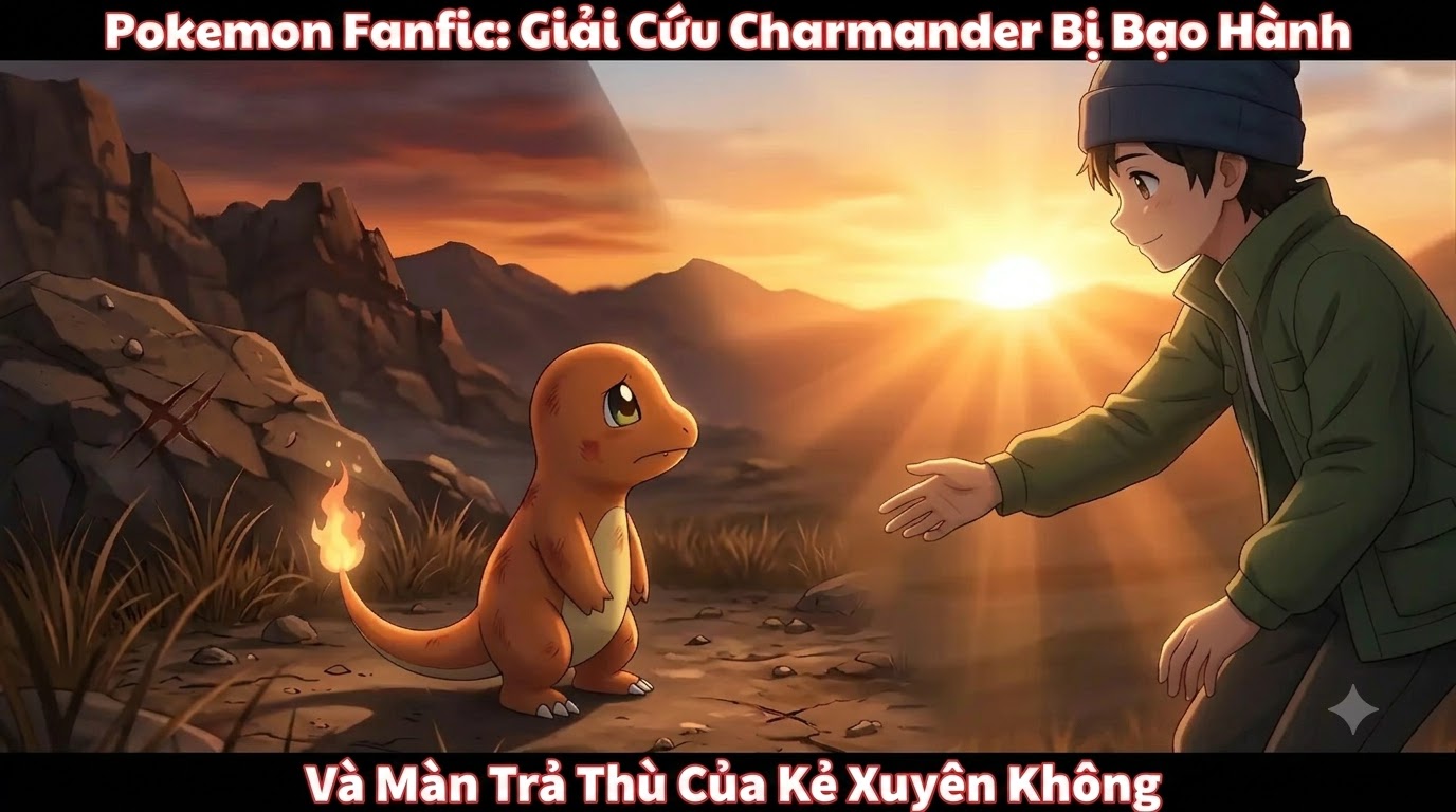 Pokemon Fanfic: Giải Cứu Charmander Bị Bạo Hành Và Màn Trả Thù Của Kẻ Xuyên Không
