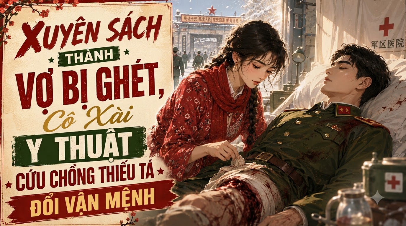 Xuyên Sách Thành Vợ Bị Ghét, Cô Xài Y Thuật Cứu Chồng Thiếu Tá, Đổi Vận Mệnh