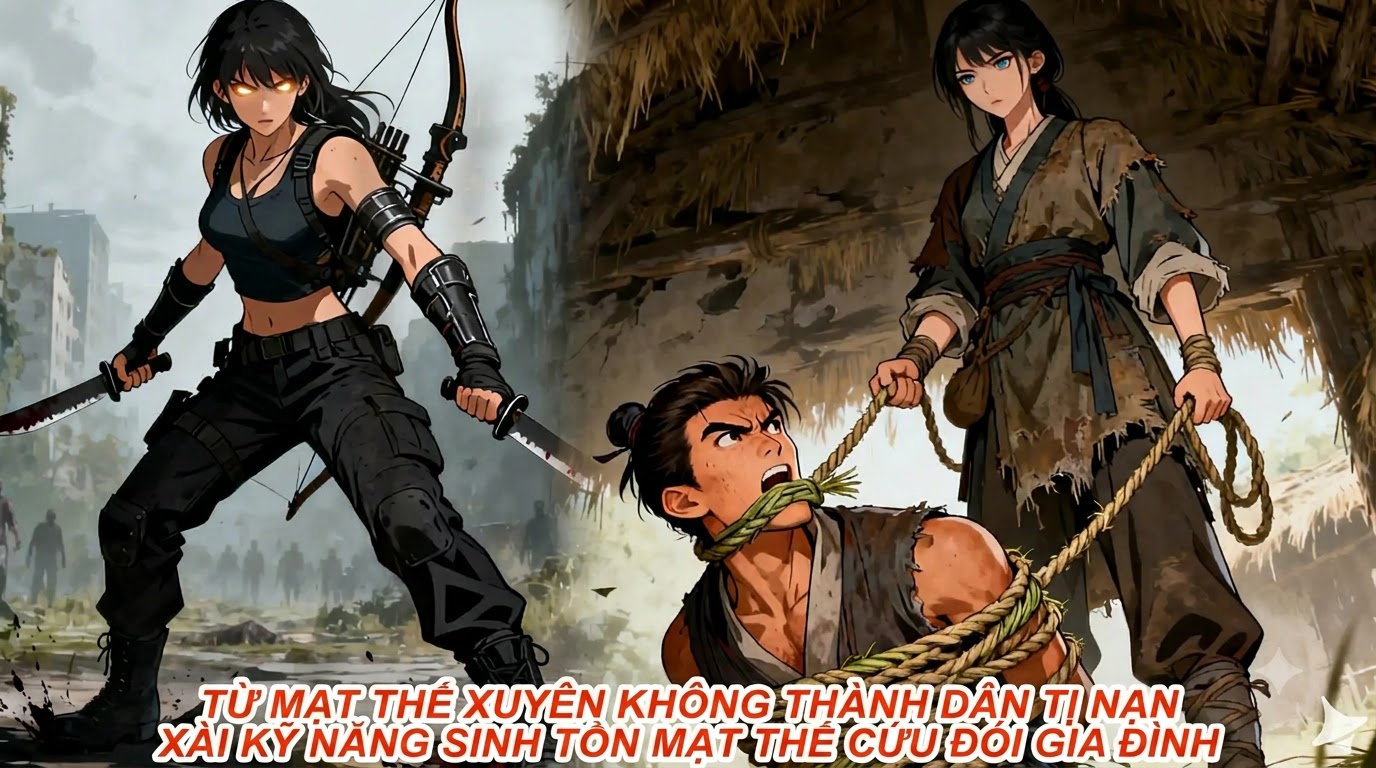 TỪ MẠT THẾ XUYÊN KHÔNG THÀNH DÂN TỊ NẠN XÀI KỸ NĂNG SINH TỒN MẠT THẾ CỨU ĐÓI GIA ĐÌNH