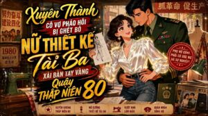 Xuyên Thành Cô Vợ Pháo Hôi Bị Ghét Bỏ Nữ Thiết Kế Tài Ba Xài Bàn Tay Vàng Quậy Thập Niên 80 cover