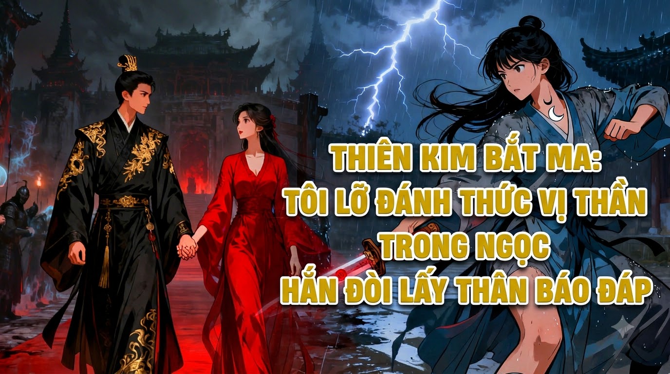 Thiên Kim Bắt Ma: Tôi Lỡ Đánh Thức Vị Thần Trong Ngọc Hắn Đòi Lấy Thân Báo Đáp