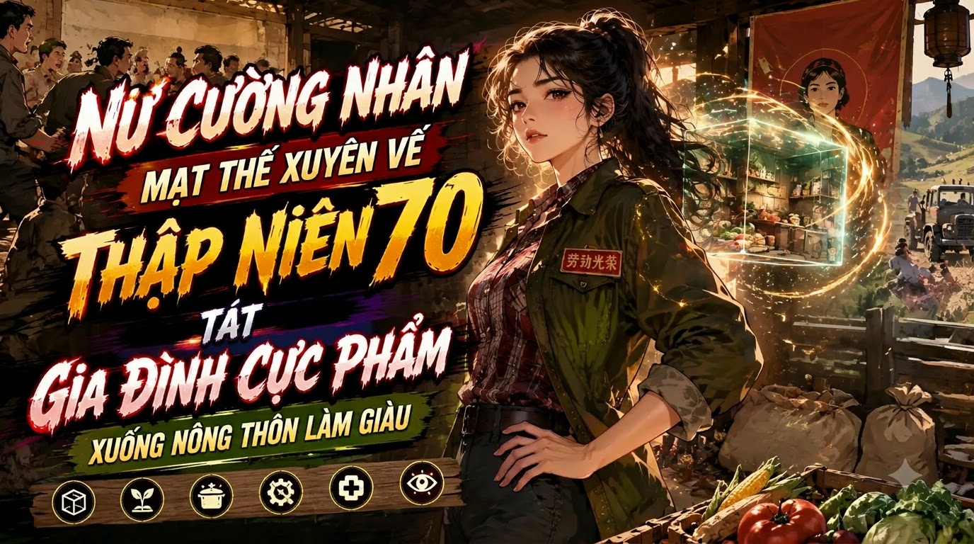 Nữ Cường Nhân Mạt Thế Xuyên Về Thập Niên 70 Tát Gia Đình Cực Phẩm Xuống Nông Thôn Làm Giàu thumbnail
