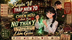 Xuyên Về Thập Niên 70 Cưới Chiến Hữu: Anh Trai Nữ Thần Y Xài Không Gian Linh Tuyền Làm Giàu cover