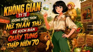 MANG KHÔNG GIAN TỶ TỆ XUỐNG NÔNG THÔN NỮ THẦN THÚ XÉ KỊCH BẢN QUẬY THẬP NIÊN 70 cover