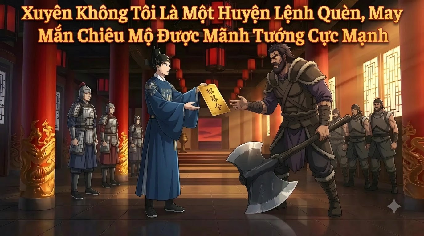 Xuyên Không Tôi Là Một Huyện Lệnh Quèn, May Mắn Chiêu Mộ Được Mãnh Tướng Cực Mạnh