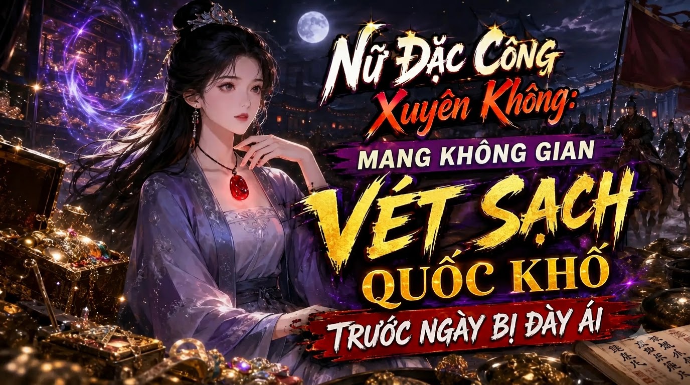 Nữ Đặc Công Xuyên Không Mang Không Gian Vét Sạch Quốc Khố Trước Ngày Bị Đày Ải