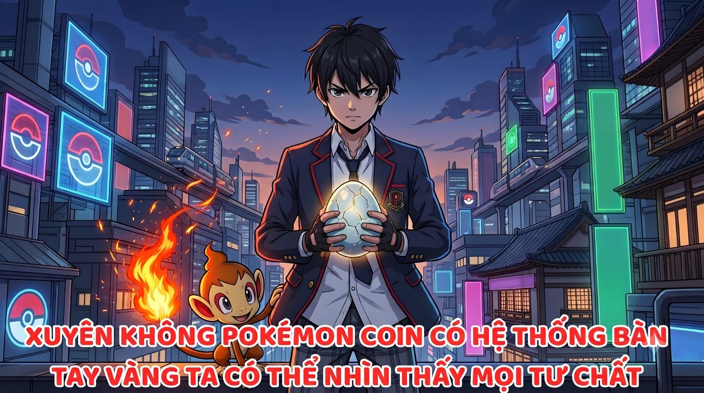 XUYÊN KHÔNG POKÉMON CÓ HỆ THỐNG BÀN TAY VÀNG CÓ THỂ NHÌN THẤY MỌI TƯ CHẤT