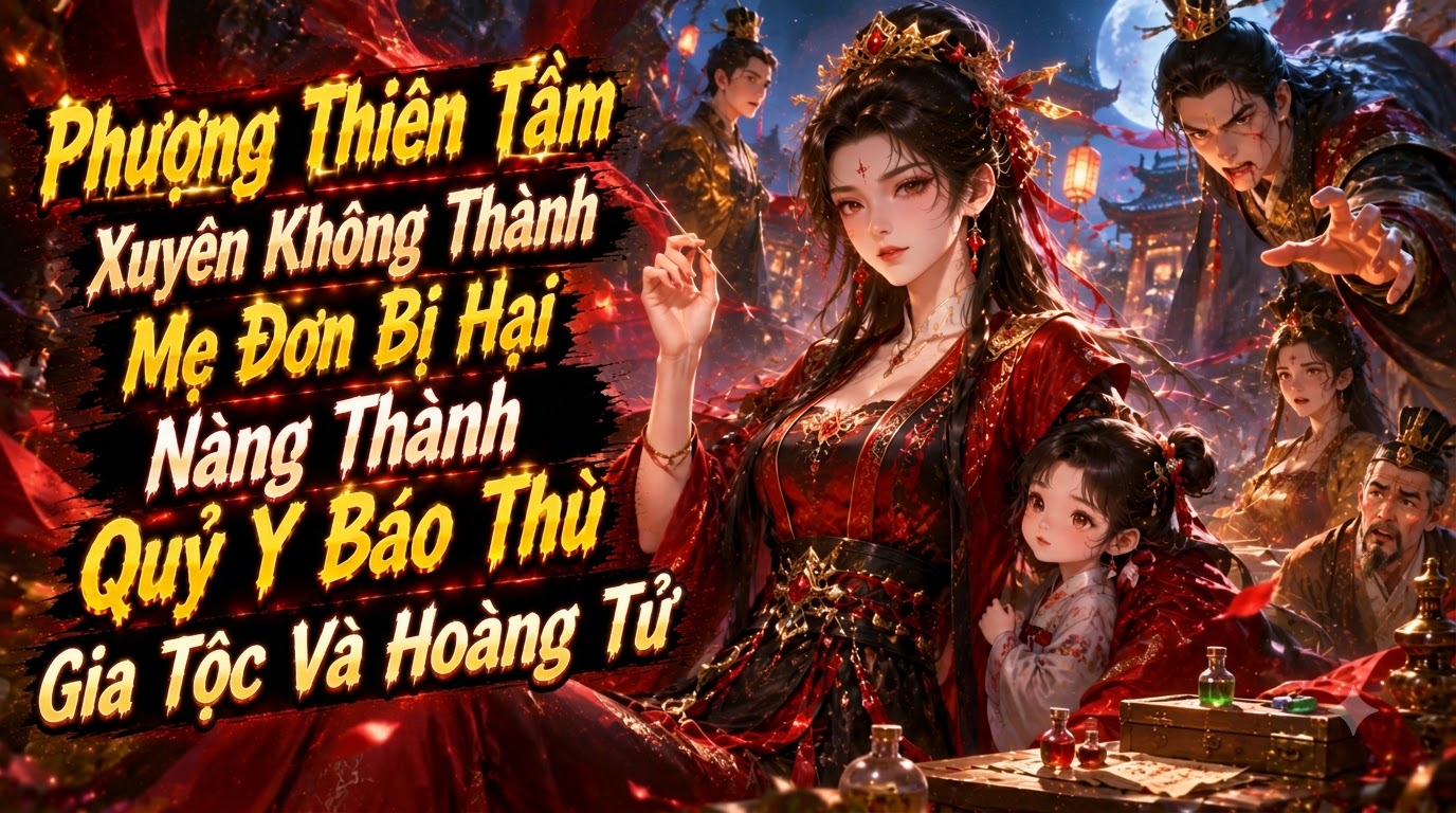 Phượng Thiên Tầm Xuyên Không Thành Mẹ Đơn Bị Hại, Nàng Thành Quỷ Y Báo Thù Gia Tộc Và Hoàng Tử thumbnail