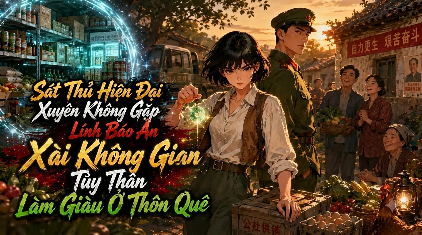 Sát Thủ Hiện Đại Xuyên Không Gặp Lính Báo Ân Xài Không Gian Tùy Thân Làm Giàu Ở Thôn Quê