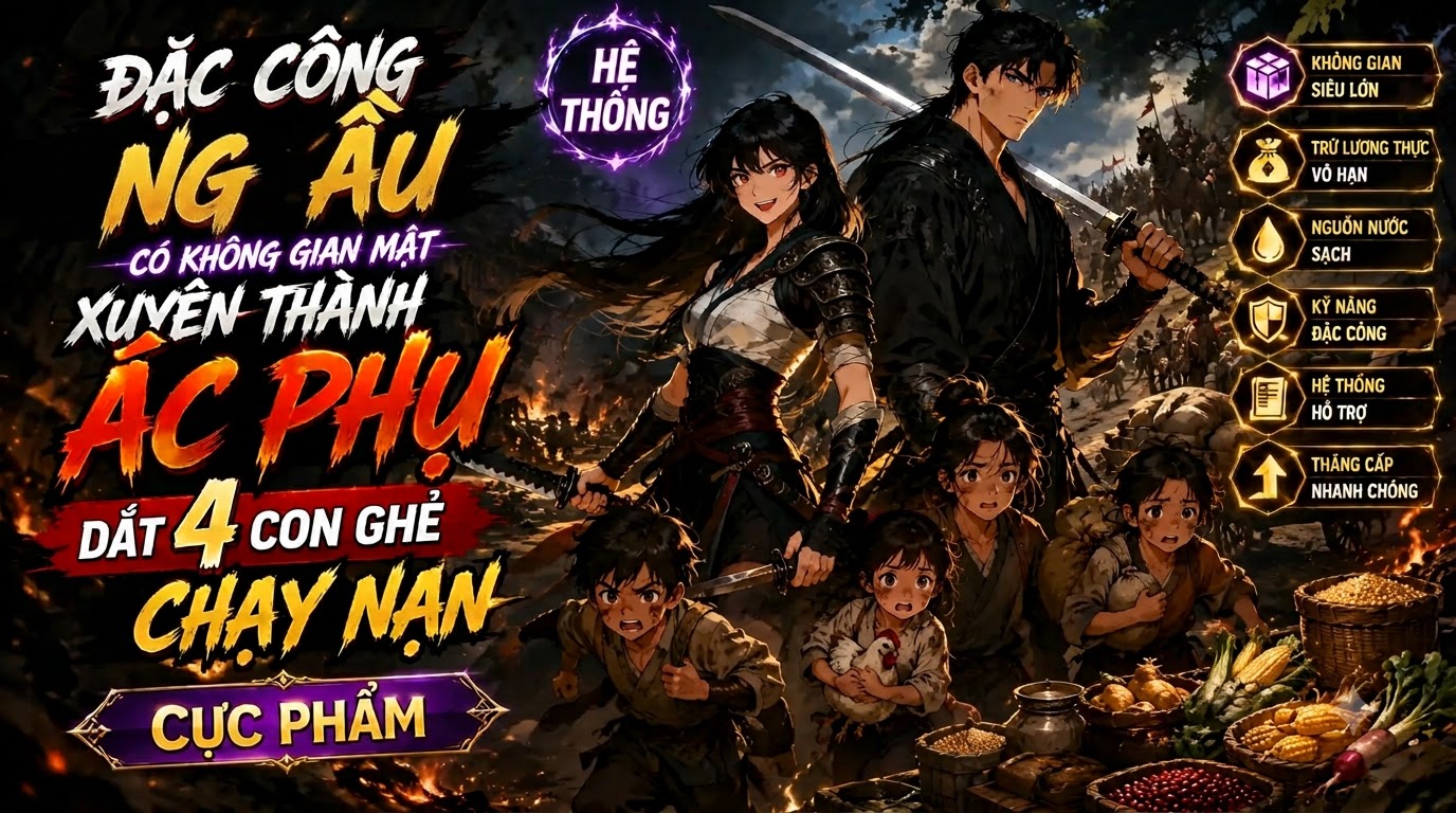 ĐẶC CÔNG NGẦU CÓ KHÔNG GIAN MẬT XUYÊN THÀNH ÁC PHỤ DẮT 4 CON GHẺ CHẠY NẠN CỰC PHẨM thumbnail