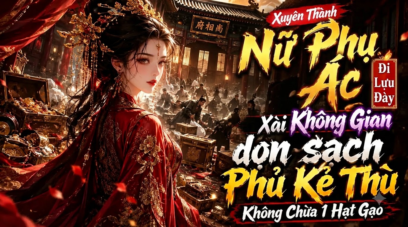 Xuyên Thành Nữ Phụ Ác Đi Lưu Đày Xài Không Gian Dọn Sạch Phủ Kẻ Thù Không Chừa 1 Hạt Gạo