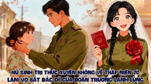NỮ SINH TRI THỨC XUYÊN KHÔNG VỀ THẬP NIÊN 70 LÀM VỢ BẤT ĐẮC DĨ ĐOÀN TRƯỞNG LẠNH LÙNG cover