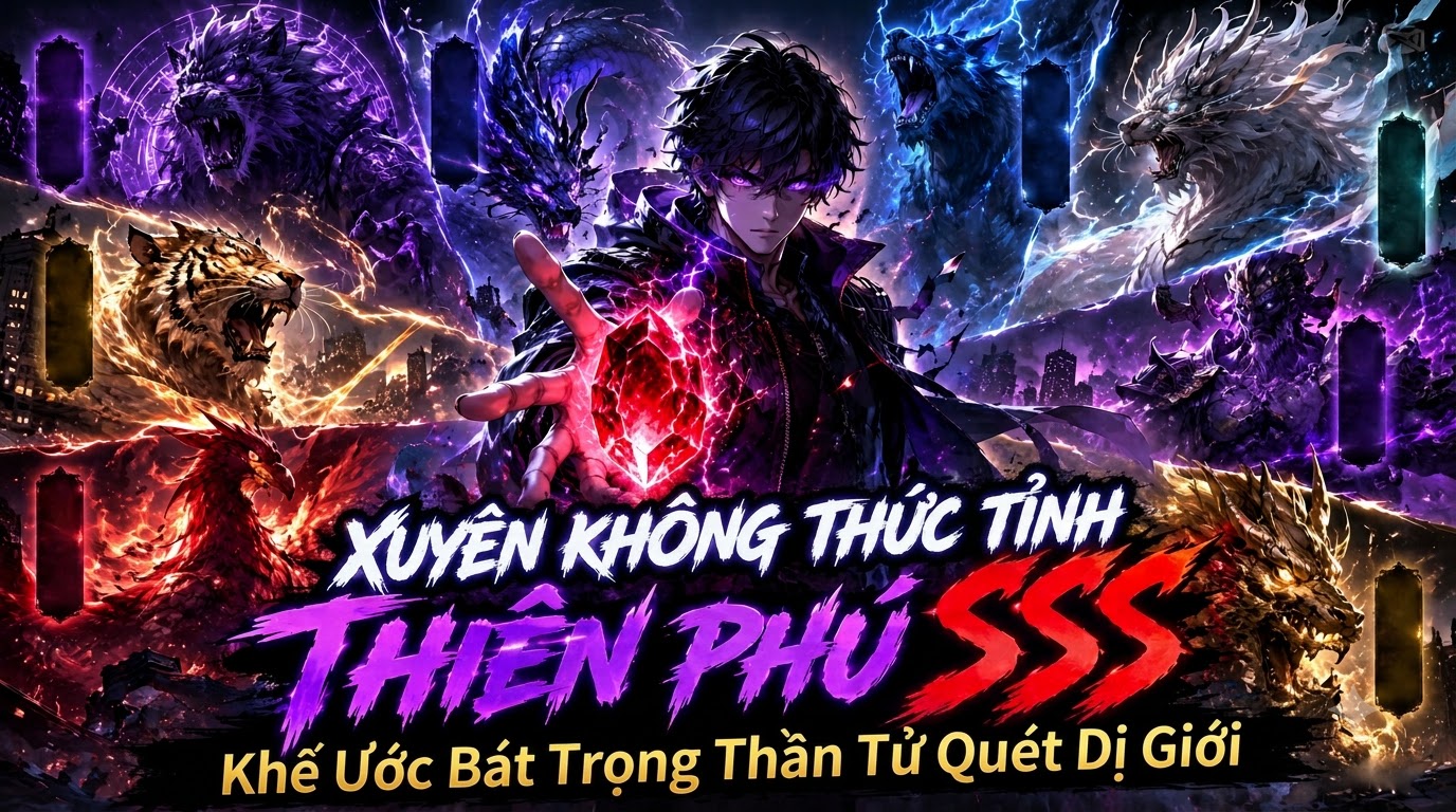 Xuyên Không Thức Tỉnh Thiên Phú SSS Khế Ước Bát Trọng Thần Tử Quét Dị Giới