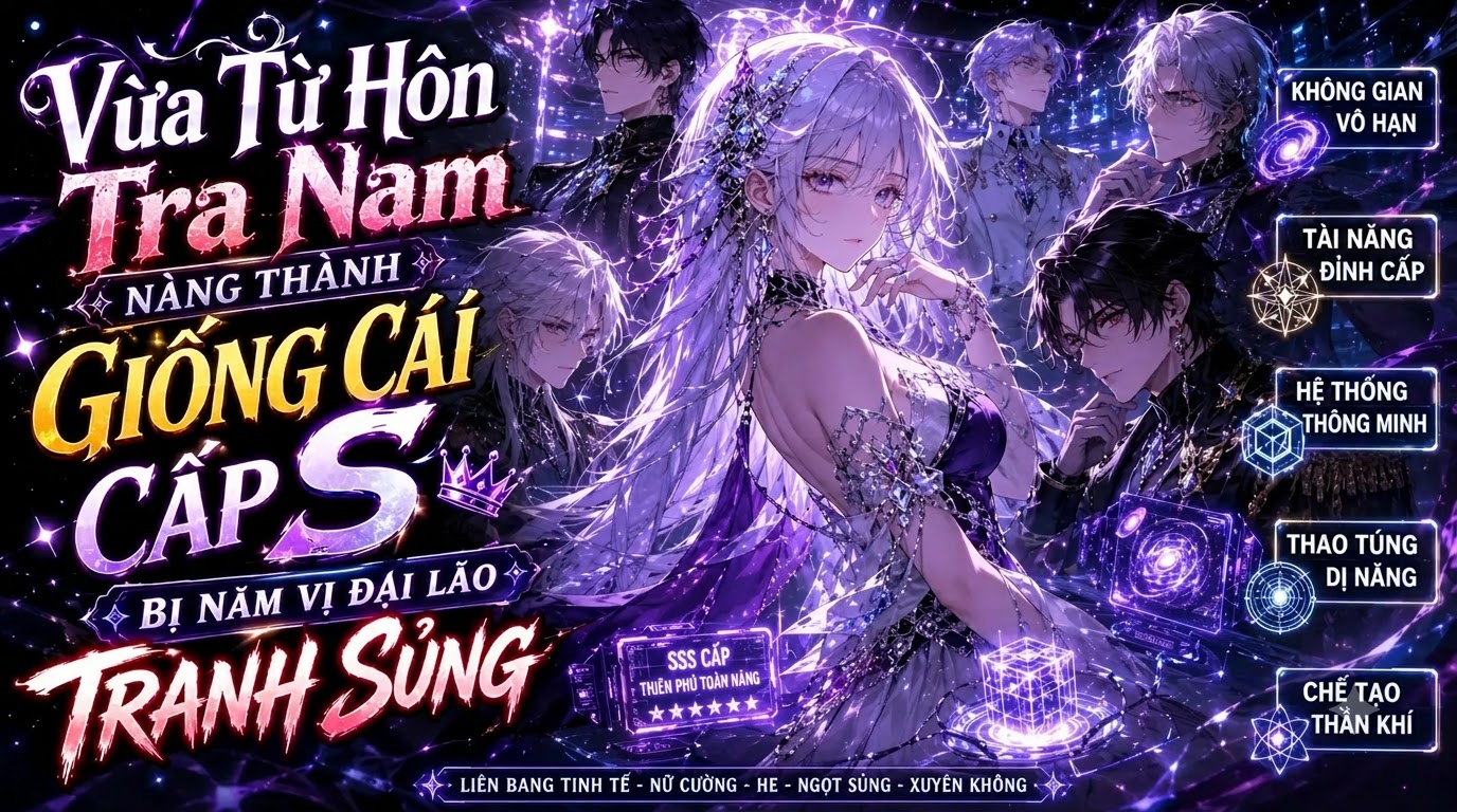 Vừa Từ Hôn Tra Nam Nàng Thành Giống Cái Cấp S Bị Năm Vị Đại Lão Tranh Sủng thumbnail