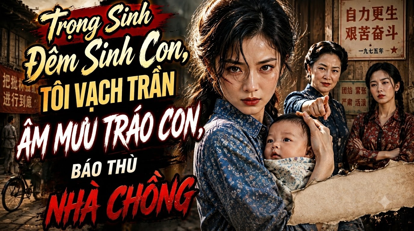 Trọng Sinh Đêm Sinh Con, Tôi Vạch Trần Âm Mưu Tráo Con, Báo Thù Nhà Chồng