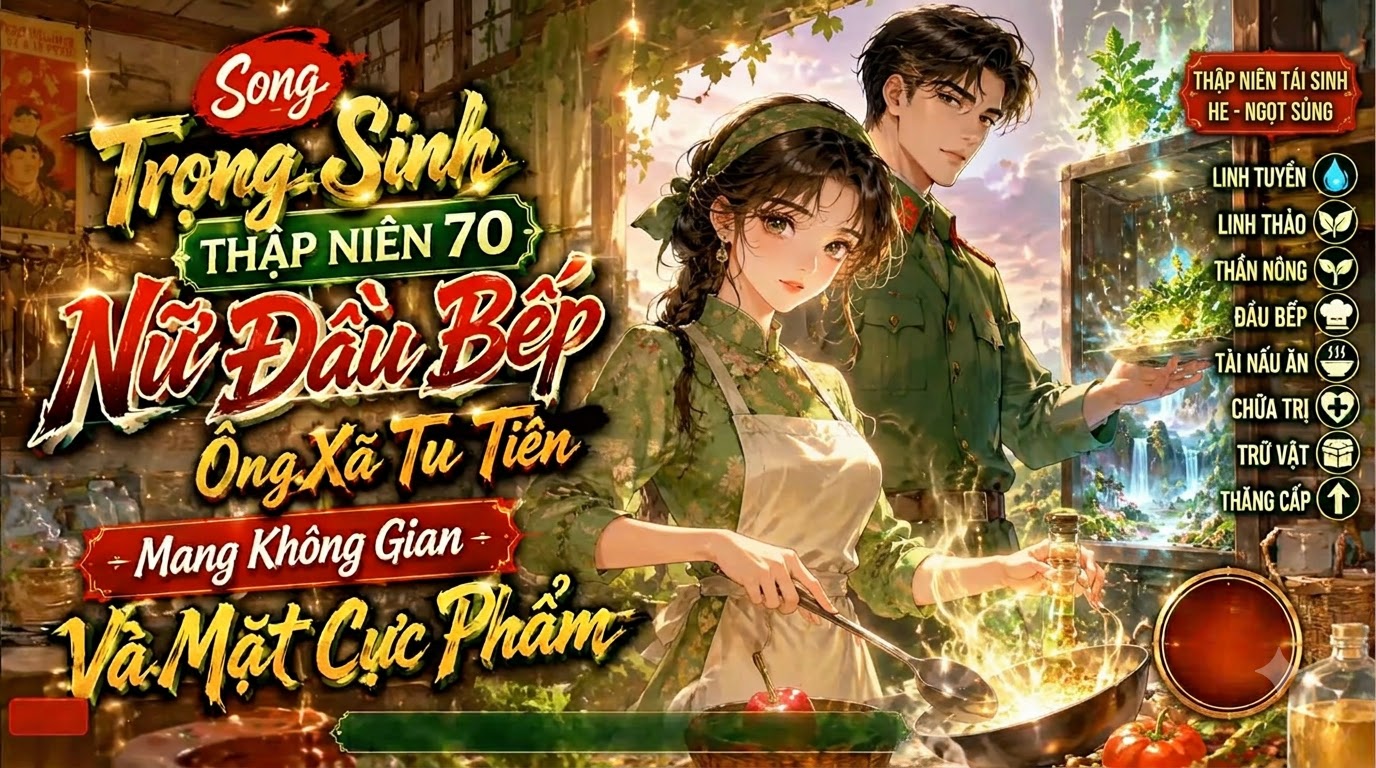 Song Trọng Sinh Thập Niên 70 Nữ Đầu Bếp Ông Xã Tu Tiên Mang Không Gian Vả Mặt Cực Phẩm thumbnail
