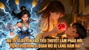 NỮ TU SĨ XUYÊN VÀO TIỂU THUYẾT LÀM PHÁO HÔI, TIỆN CỨU LUÔN SĨ QUAN MÙ BỊ LÀNG HÃM HẠI cover