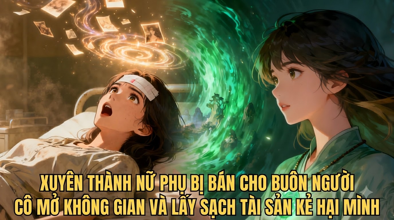 Xuyên Thành Nữ Phụ Bị Bán Cho Buôn Người Cô Mở Không Gian Và Lấy Sạch Tài Sản Kẻ Hại Mình