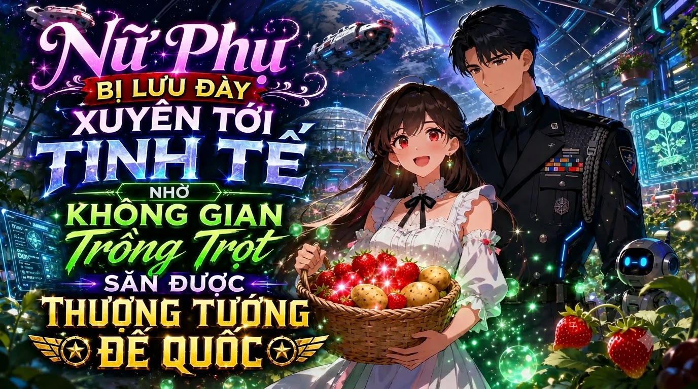 Nữ Phụ Bị Lưu Đày Xuyên Tới Tinh Tế Nhờ Không Gian Trồng Trọt Săn Được Thượng Tướng Đế Quốc thumbnail