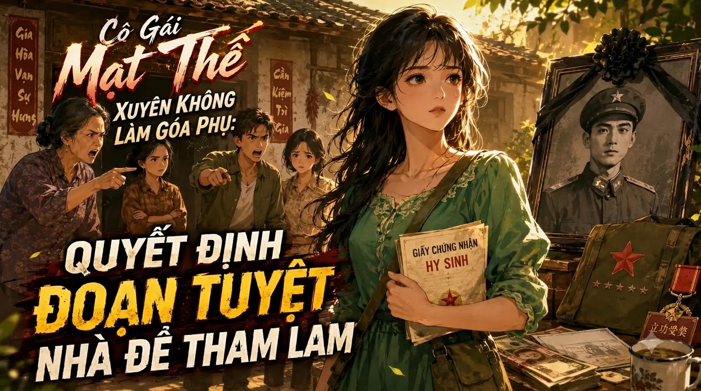 Cô Gái Mạt Thế Xuyên Không Làm Góa Phụ: Quyết Đoạn Tuyệt Nhà Đẻ Tham Lam