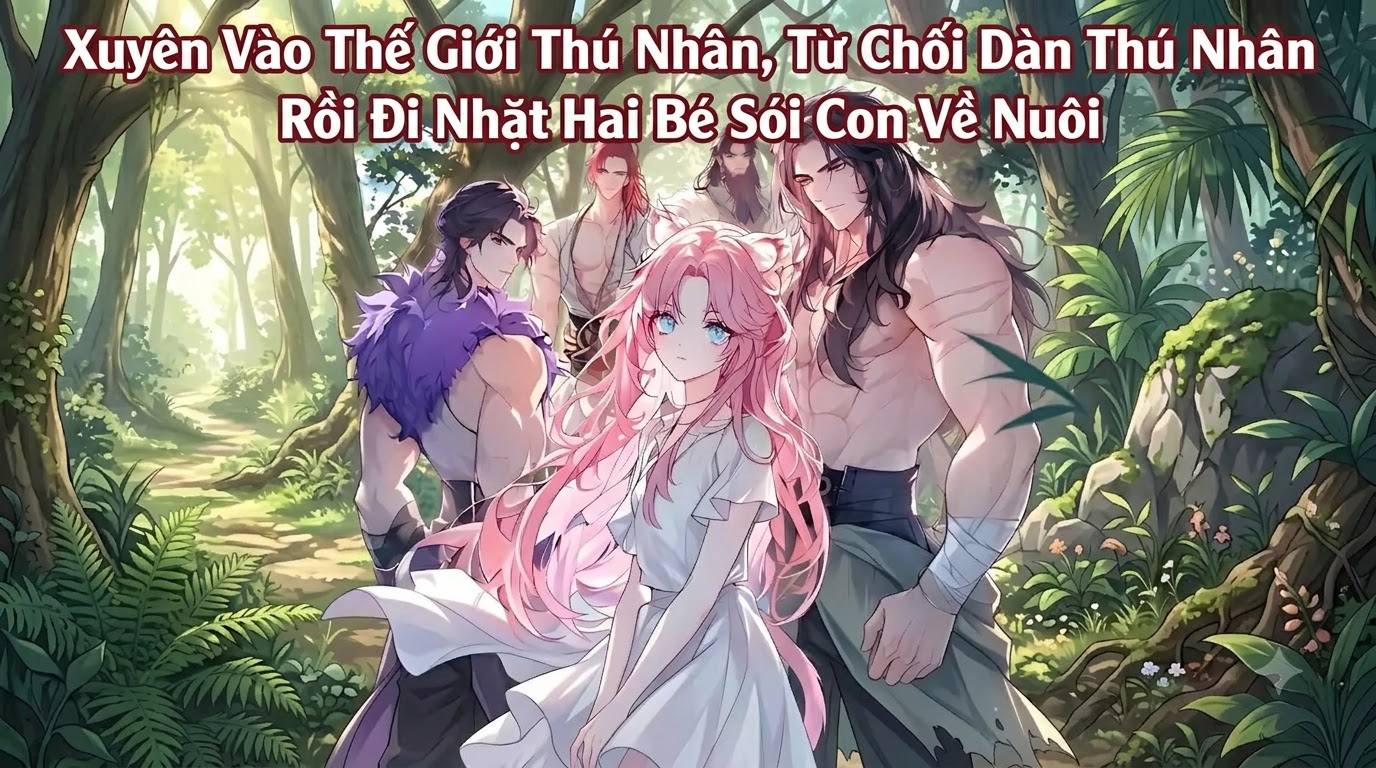 Xuyên Vào Thế Giới Thú Nhân, Từ Chối Dàn Thú Nhân Rồi Đi Nhặt Hai Bé Sói Con Về Nuôi