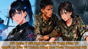 Nữ Quân Y Bất Ngờ Xuyên Về Thập Niên 75 Quyết Ly Hôn Và Thành Bông Hoa Thép Trong Đại Đội cover