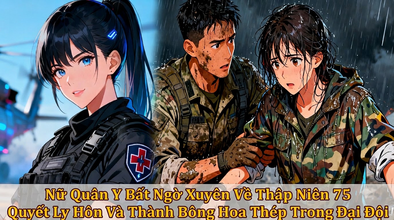 Nữ Quân Y Bất Ngờ Xuyên Về Thập Niên 75 Quyết Ly Hôn Và Thành Bông Hoa Thép Trong Đại Đội