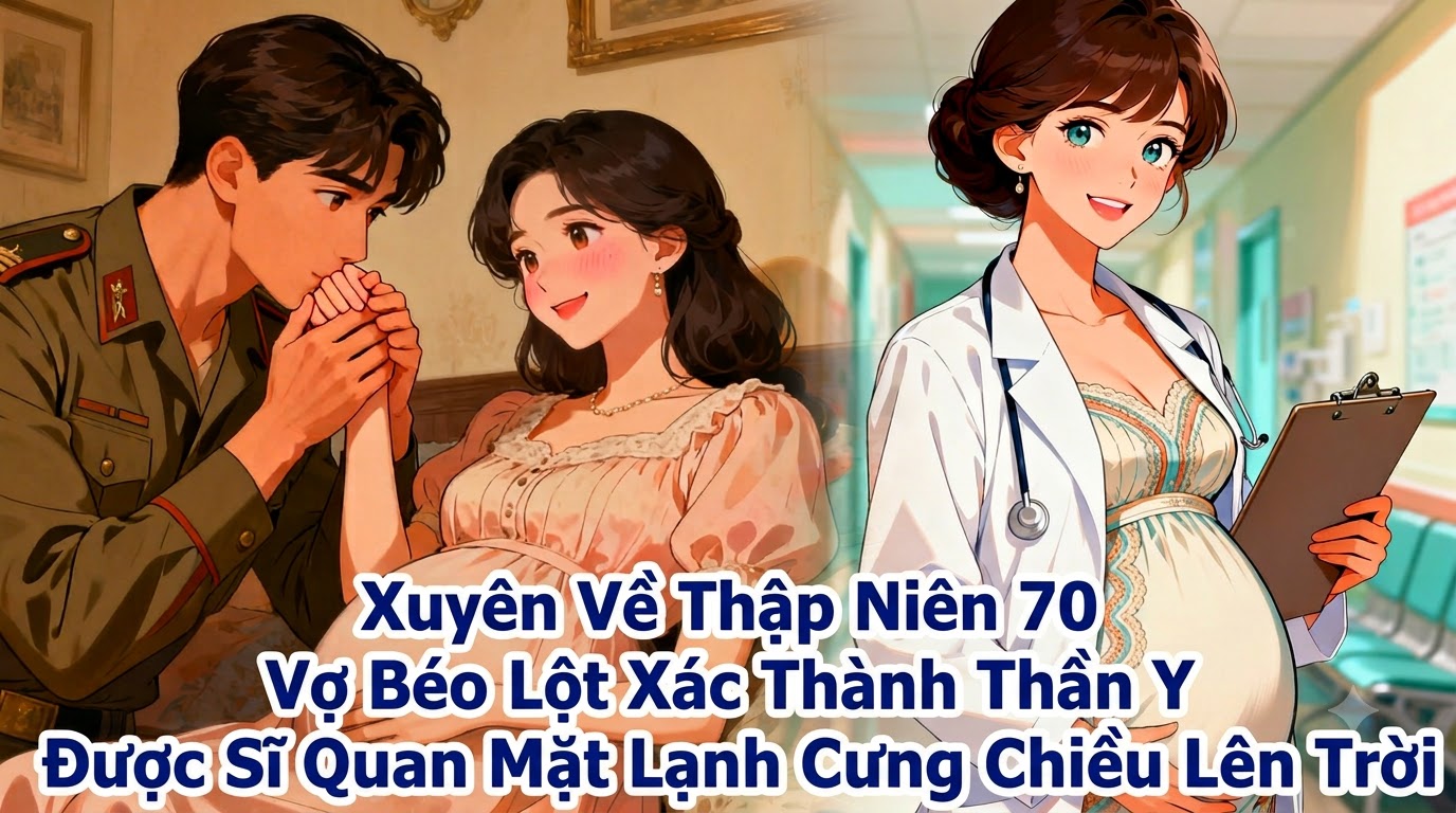 Xuyên Về Thập Niên 70 Vợ Béo Lột Xác Thành Thần Y Được Sĩ Quan Mặt Lạnh Cưng Chiều Lên Trời