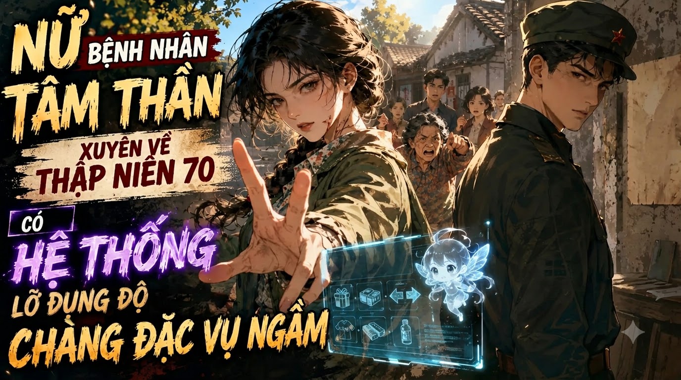 NỮ BỆNH NHÂN TÂM THẦN XUYÊN VỀ THẬP NIÊN 70 CÓ HỆ THỐNG LỠ ĐỤNG ĐỘ CHÀNG ĐẶC VỤ NGẦM
