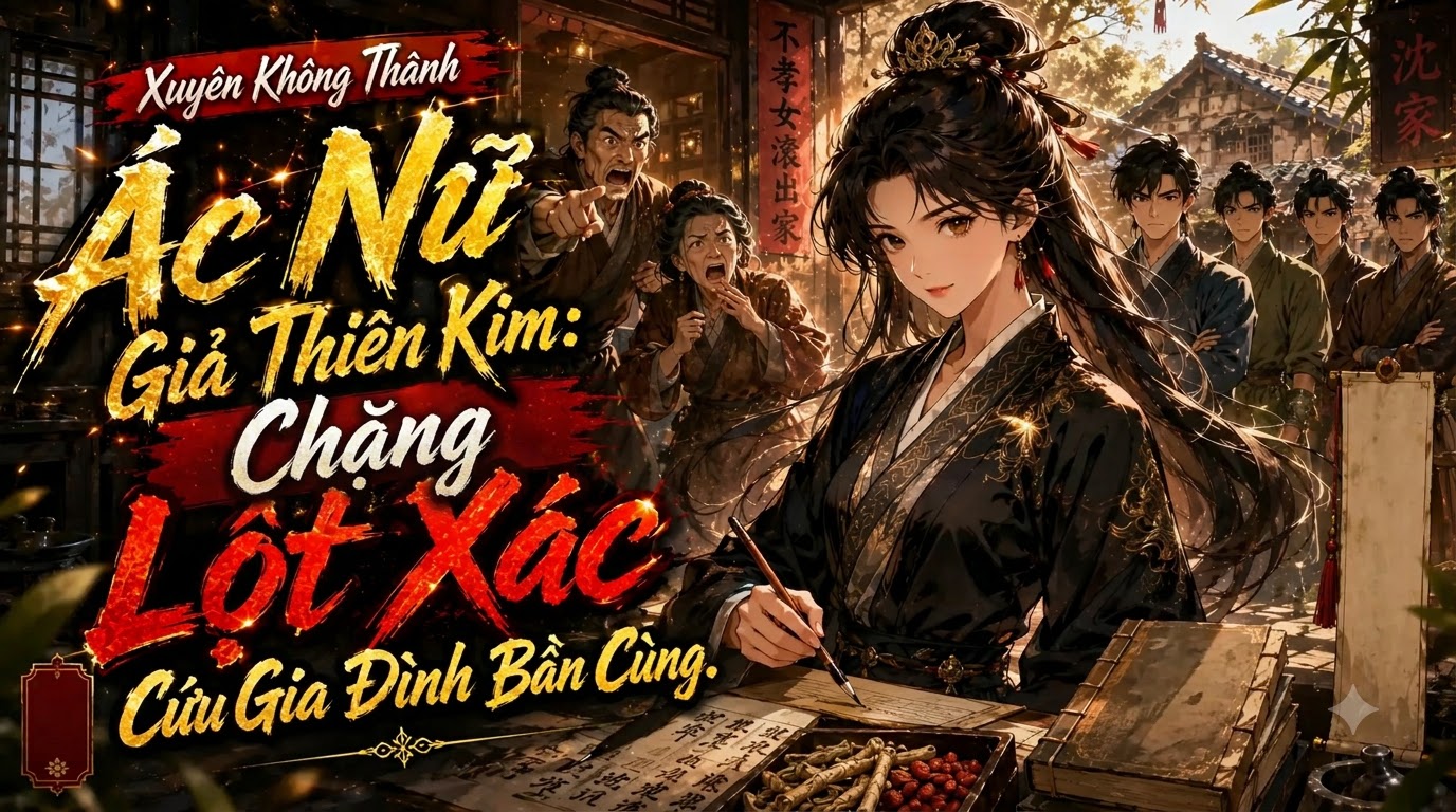 Xuyên Không Thành Ác Nữ Giả Thiên Kim: Chặng Lột Xác Cứu Gia Đình Bần Cùng