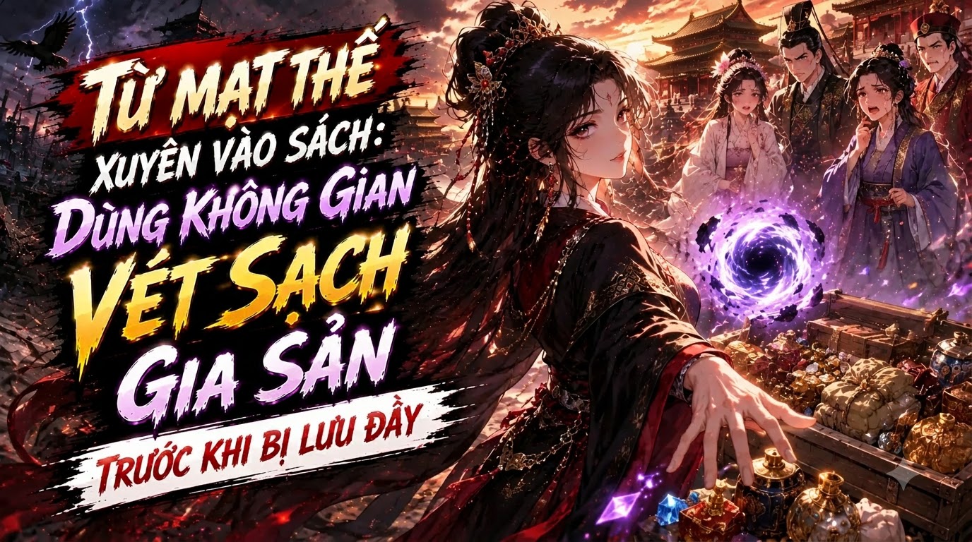 Từ Mạt Thế Xuyên Vào Sách: Xài Không Gian Vét Sạch Gia Sản Trước Bị Lưu Đày thumbnail