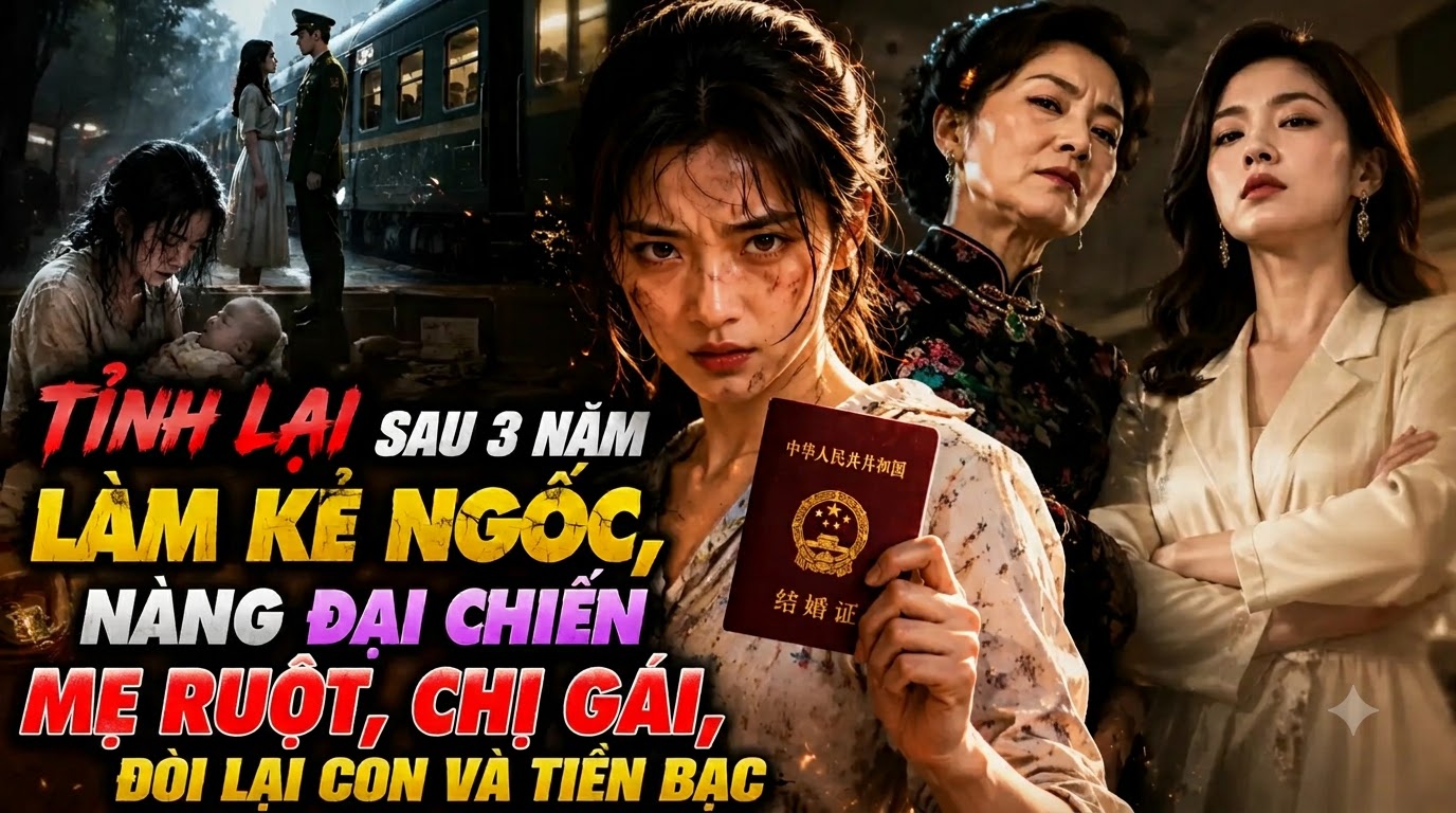TỈNH LẠI SAU 3 NĂM LÀM KẺ NGỐC, NÀNG ĐẠI CHIẾN MẸ RUỘT, CHỊ GÁI, ĐÒI LẠI CON VÀ TIỀN BẠC