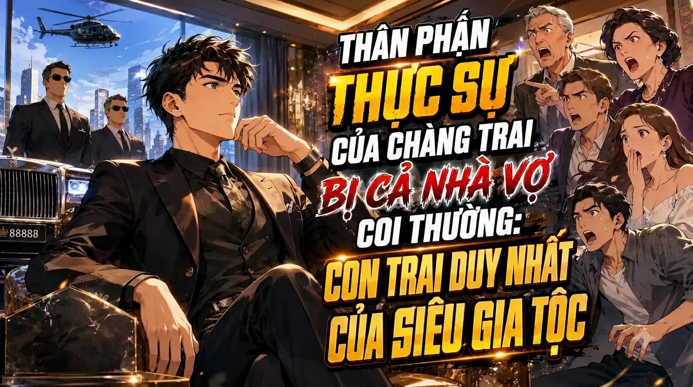 Thân Phận Của Chàng Trai Bị Cả Nhà Vợ Coi Thường: Con Trai Duy Nhất Của Siêu Gia Tộc thumbnail