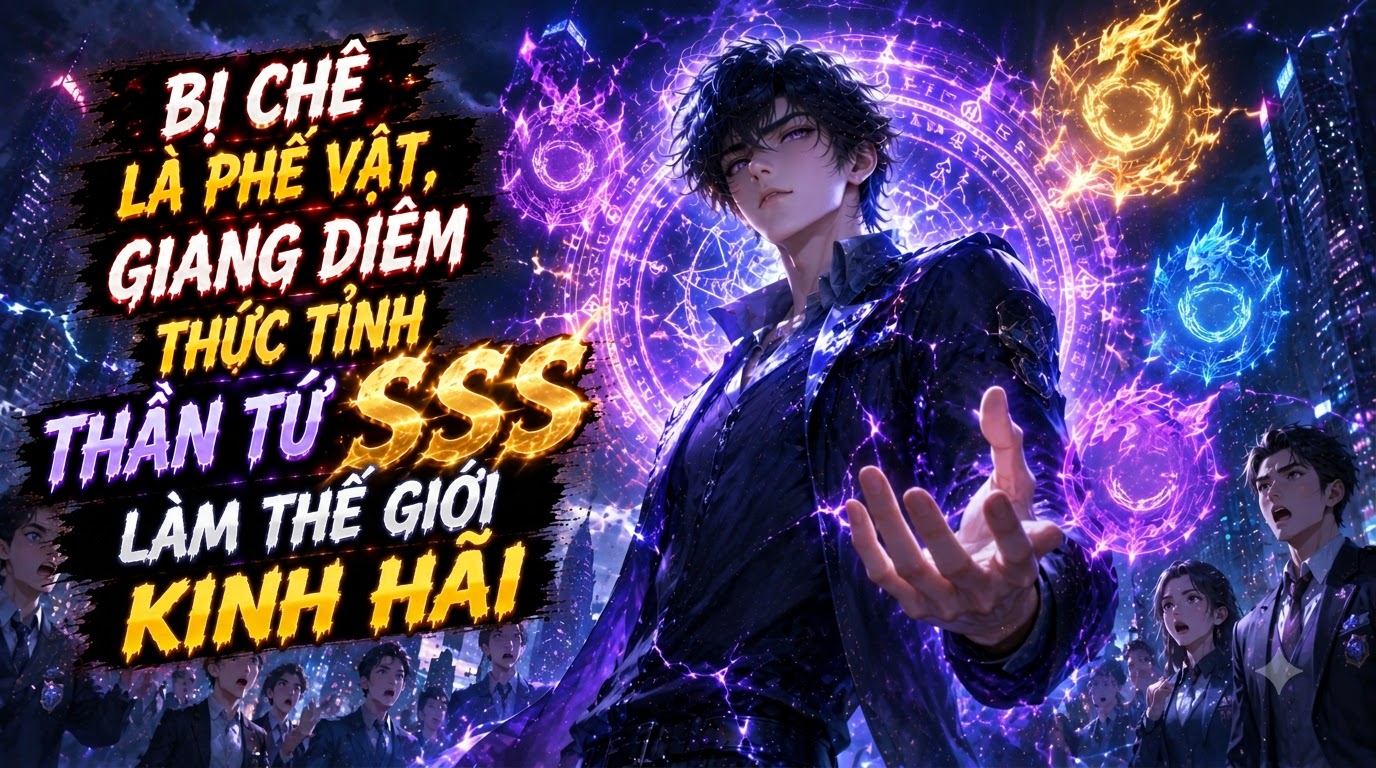 Bị Chê Là Phế Vật, Giang Diêm Thức Tỉnh Thần Tứ SSS Làm Thế Giới Kinh Hãi thumbnail