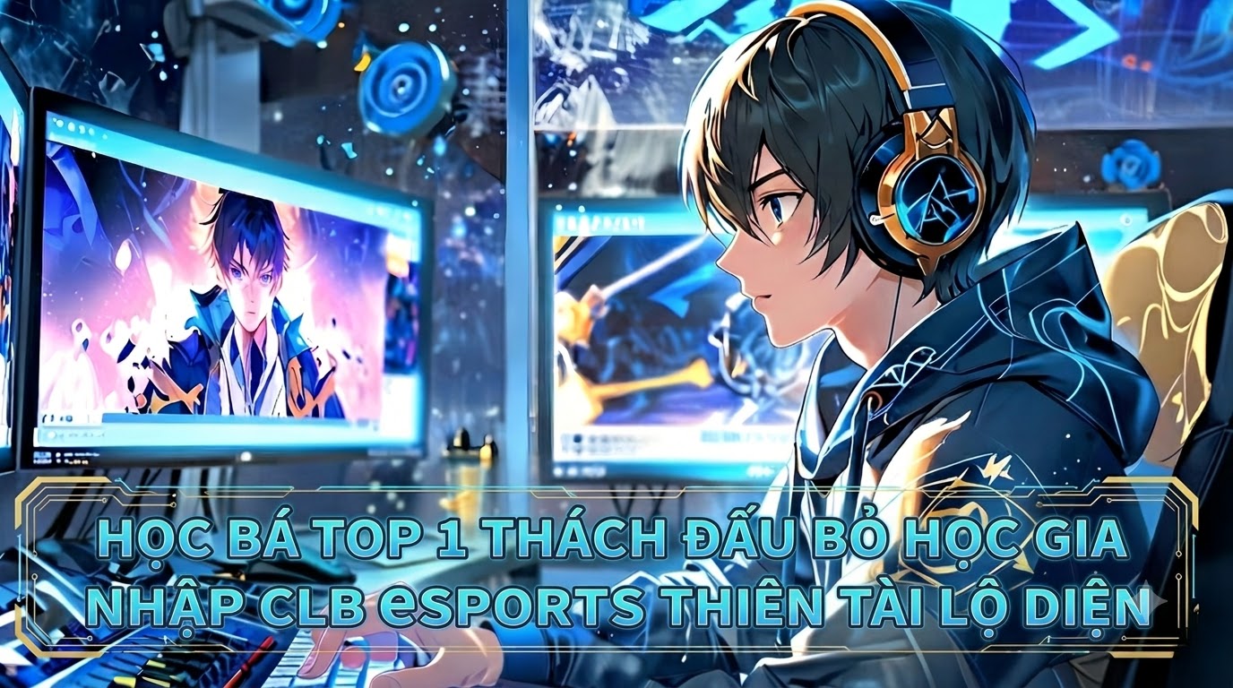 Học Bá Top 1 Thách Đấu Bỏ Học Gia Nhập CLB eSports Thiên Tài Lộ Diện