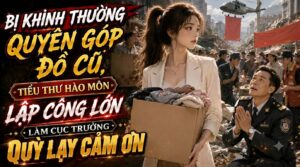 BỊ KHINH THƯỜNG QUYÊN GÓP ĐỒ CŨ TIỂU THƯ HÀO MÔN LẬP CÔNG LỚN LÀM CỤC TRƯỞNG QUỲ LẠY CẢM ƠN cover