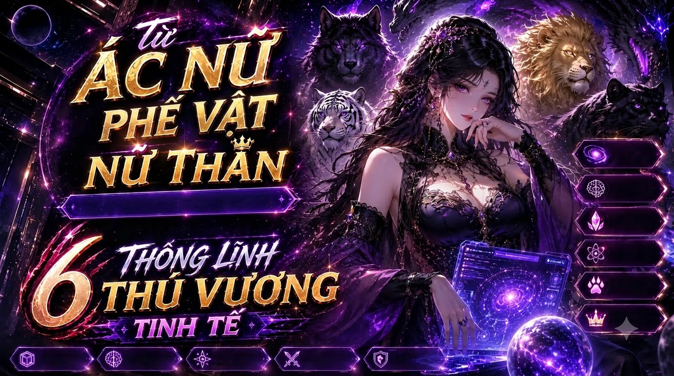 Từ Ác Nữ Phế Vật Đến Nữ Thần Thú Thế Nữ Đặc Vụ Nhờ Không Gian Thống Lĩnh 6 Thú VươngTinh Tế