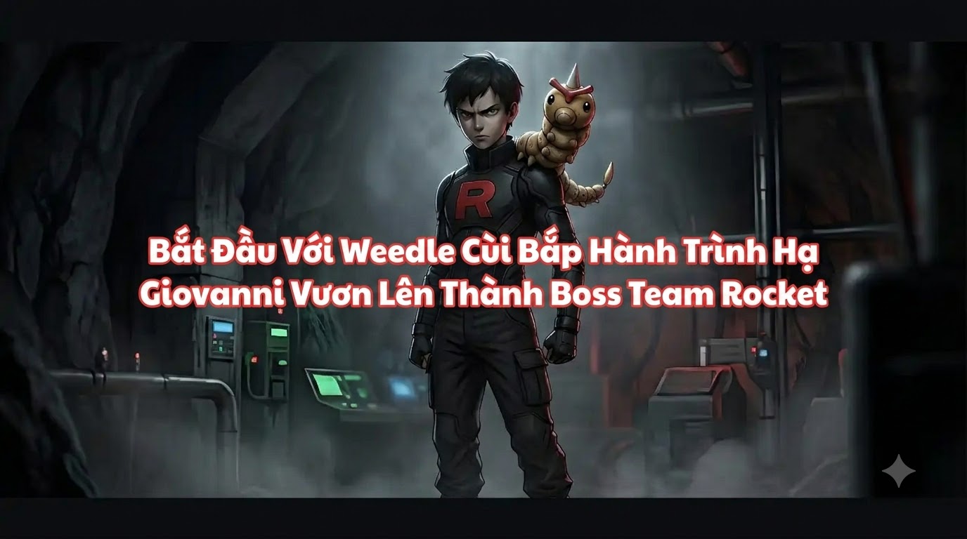Bắt Đầu Với Weedle Cùi Bắp, Hành Trình Hạ Giovanni Vươn Lên Thành Boss Team Rocket