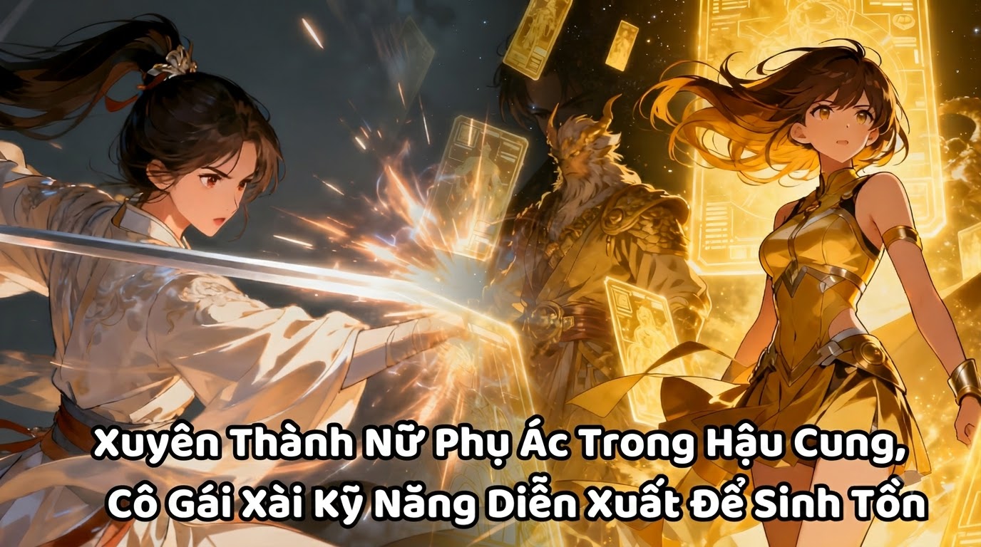Xuyên Thành Nữ Phụ Ác Trong Hậu Cung, Cô Gái Xài Kỹ Năng Diễn Xuất Để Sinh Tồn