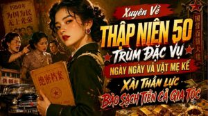 XUYÊN VỀ THẬP NIÊN 50 TRÙM ĐẶC VỤ NGÀY NGÀY VẢ VẶT MẸ KẾ XÀI THẦN LỰC BÀO SẠCH TIỀN GIA TỘC cover