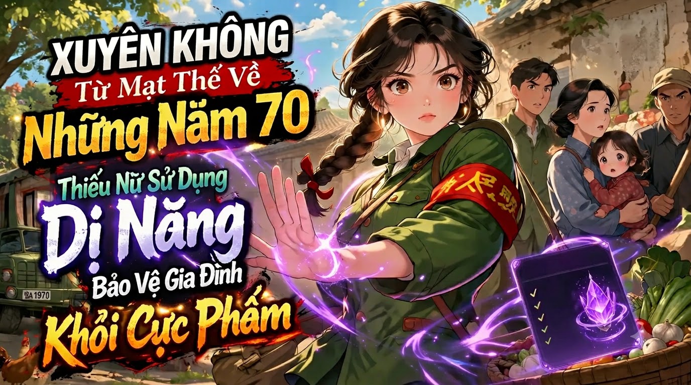 Xuyên Không Từ Mạt Thế Về Năm 70: Thiếu Nữ Xài Dị Năng Giữ Gia Đình Khỏi Cực Phẩm thumbnail