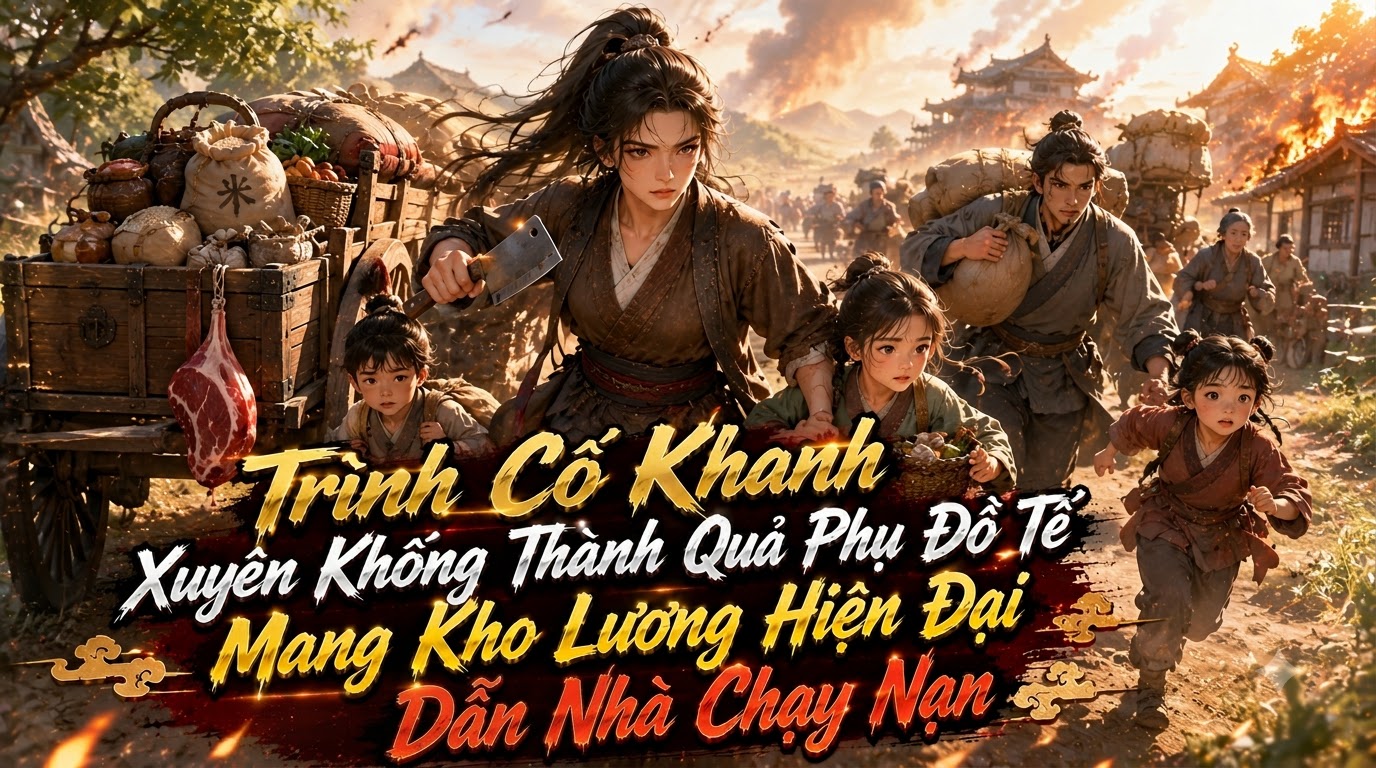 Trình Cố Khanh Xuyên Không Thành Quả Phụ Đồ Tể Mang Kho Lương Hiện Đại Dẫn Nhà Chạy Nạn