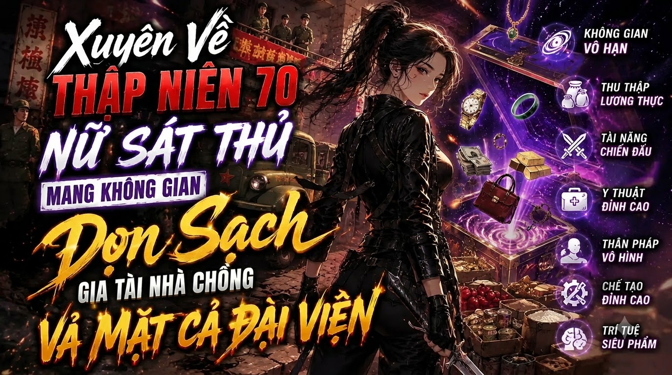 Xuyên Về Thập Niên 70 Nữ Sát Thủ Mang Không Gian Dọn Sạch Gia Tài Nhà Chồng Vả Mặt Đại Viện