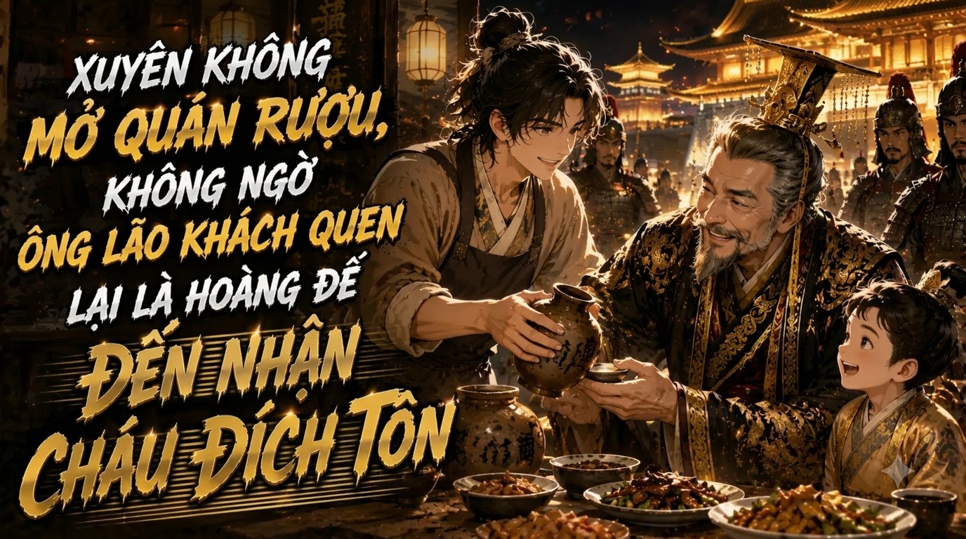 Xuyên Không Mở Quán Rượu Không Ngờ Ông Lão Khách Quen Là Hoàng Đế Đến Nhận Cháu Đích Tôn